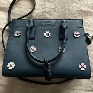 Kate Spade Purse-Blue with Flowers 🌸